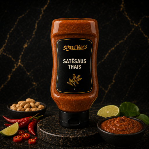 Satehsaus Thai bevat gluten en lactose